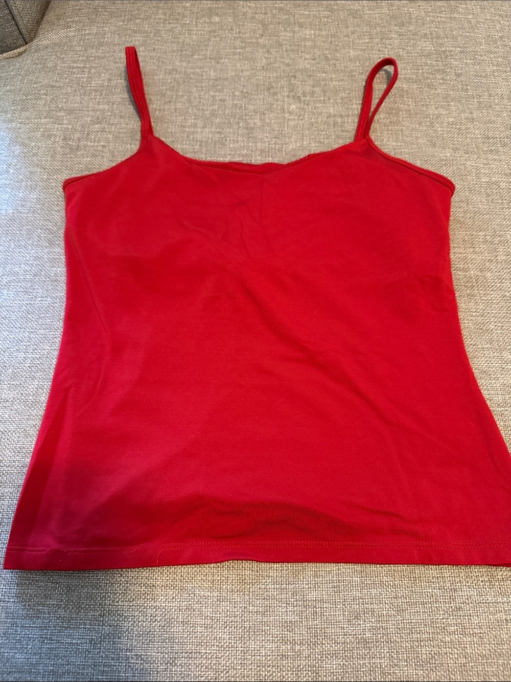New York & Company Bright Red Spaghetti Strap Cami